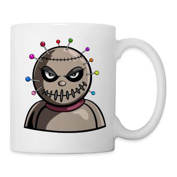 Poupée Vaudou - Mug blanc - blanc - Droite