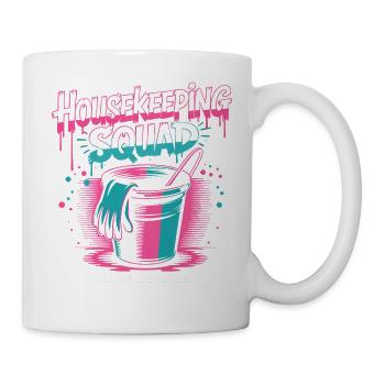 Funny Cleaning Design - Mug - white - Right