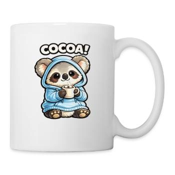 Sweat à capuche Cocoa Panda - Mug blanc - blanc - Droite
