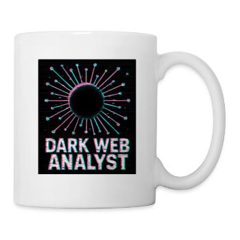 Dark-Web-Analyst – Cybersicherheit - Tasse - Weiß - Rechts