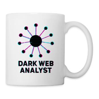 Dark-Web-Analyst – Cybersicherheit - Tasse - Weiß - Rechts