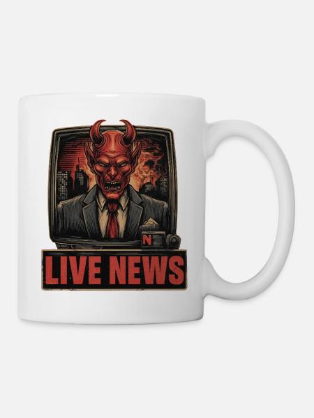 Bad news - Tasse - Weiß