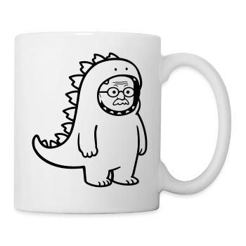 Karnevalmuffel Opa - Mug blanc - blanc - Droite