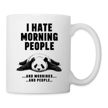 I Hate Morning People Panda - Mug - white - Right