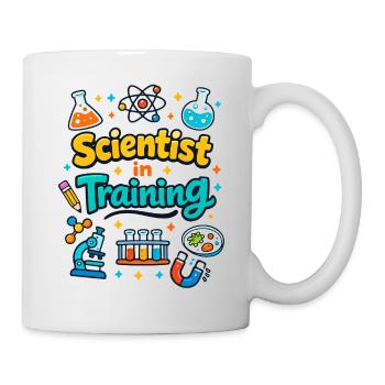 Young scientist in training - Mug - white - Right