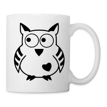 Moon Owl - The Original heavenlygoods - Mug - white - Right