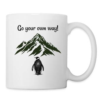 Go your own way! - Tasse - Weiß - Rechts