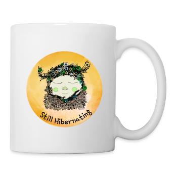 Still Hibernating Gnome - Garden Spring Sleepy - Mug - white - Right
