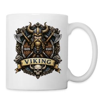 Viking Warrior Emblem - Mug - white - Right