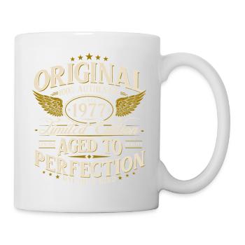 Cadeau d’anniversaire Born Vintage 1977 - Mug blanc - blanc - Droite