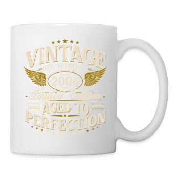 Cadeau d’anniversaire Vintage 2006 Vintage 2006 - Mug blanc - blanc - Droite