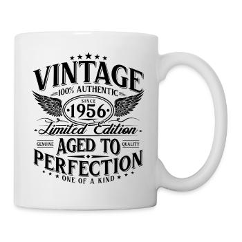 Cadeau rétro vintage pour le 70e anniversaire de 1956 - Mug blanc - blanc - Droite