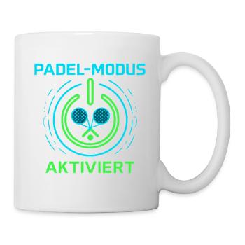 Padel-Modus aktiviert - Tasse - Weiß - Rechts