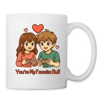 Dein Lieblingspartner - Tasse - Weiß - Rechts