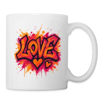 Amour - Cœur - Saint Valentin - Mariage - Mug blanc - blanc - Droite