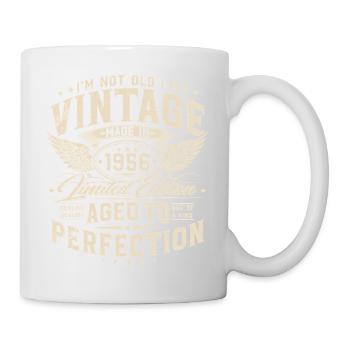 Cadeau rétro vintage pour le 70e anniversaire de 1956 - Mug blanc - blanc - Droite