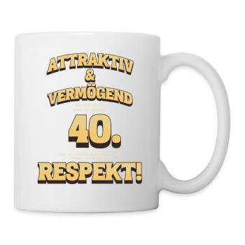 40e anniversaire sarcastique - Joyeux anniversaire ! - Mug blanc - blanc - Droite