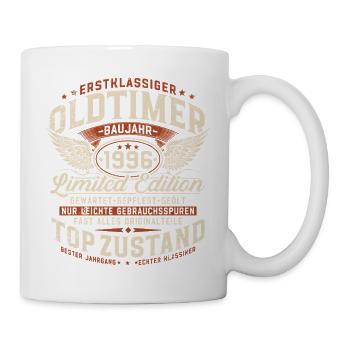 Cadeau d’anniversaire Vintage 1996 Année 30 - Mug blanc - blanc - Droite