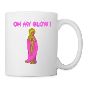 Oh My Glow Virgin Mary Gold Halo - Mug - white - Right