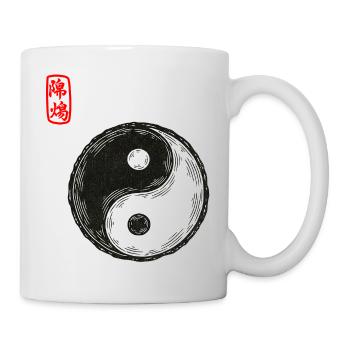 Yin und Yang - Tasse - Weiß - Rechts