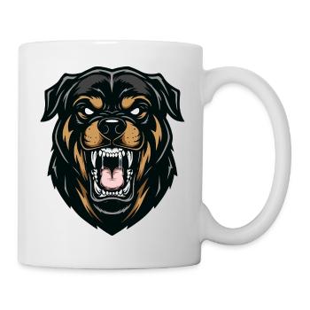 Rottweiler Alpha Guardian Dog Strength - Mug - white - Right
