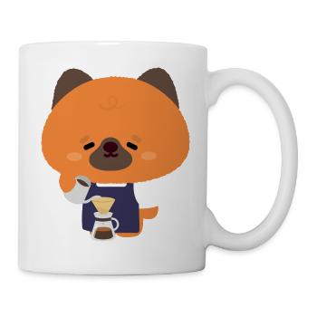 German Shepherd Barista  - Mug - white - Right