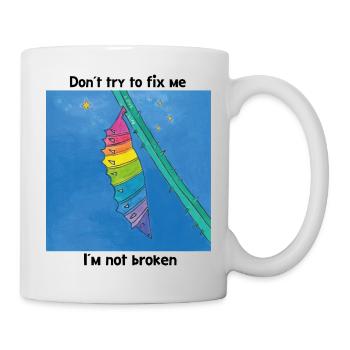 Gut so, wie ich bin!  - Tasse - Weiß - Rechts