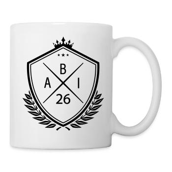 Abi Wappen Abitur 26 - Tasse - Weiß - Rechts