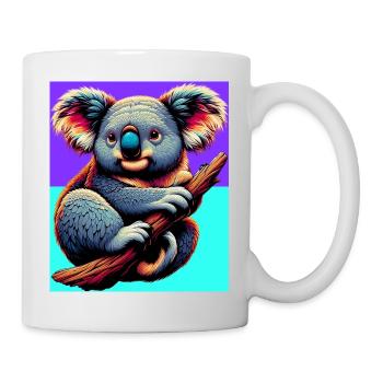 Koala - Tasse - Weiß - Rechts