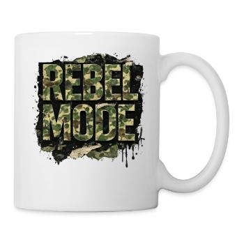 Déclaration de rue sur le camouflage de mode rebelle - Mug blanc - blanc - Droite