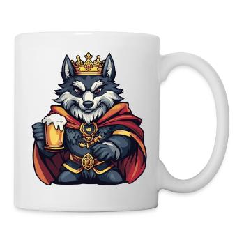 Wolf Beer King - Mug - white - Right