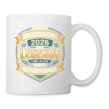 Pensioners 2026 No longer responsible Retirement - Mug - white - Right