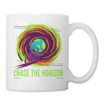 Chase the Horizon Cyclist - Mug - white - Right