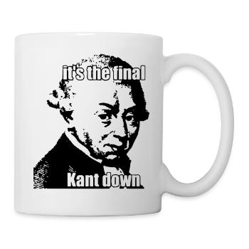 C’est la finale Kant à terre - Mug blanc - blanc - Droite