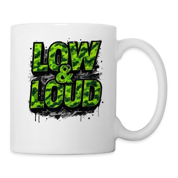 Camouflage Scène de voiture basse et bruyante Streetwear - Mug blanc - blanc - Droite