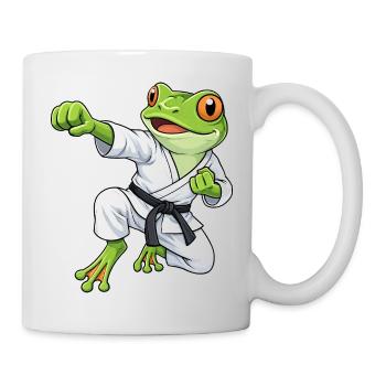 Frog Toad Martial Arts Karate Japan Tradition - Mug - white - Right