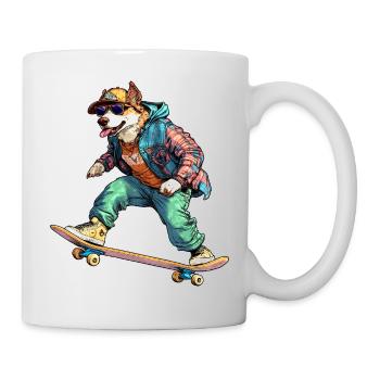 Chiens - Berger à roulettes - Mug blanc - blanc - Droite