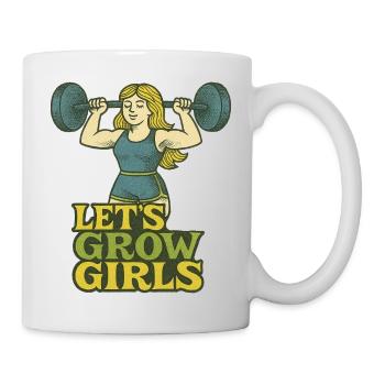 Lets Grow Girls Weightlifting - Mug - white - Right