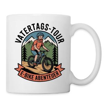 Father's Day Tour E-Bike Adventure Dad Gift 2026 - Mug - white - Right