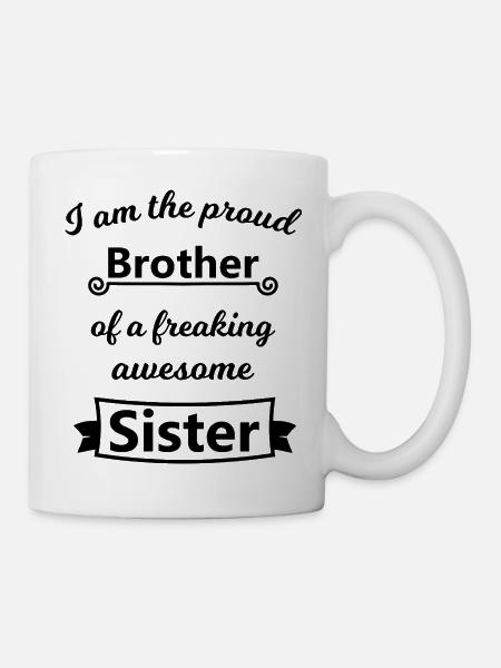 Bruder und Schwester - Tasse - Weiß