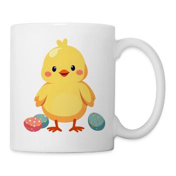 Poussins à Pâques - Mug blanc - blanc - Droite