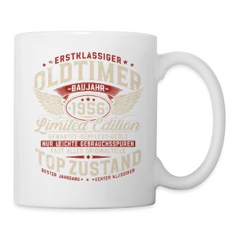 1956 Vintage Car 70th Birthday Gift Retro - Mug - white - Right