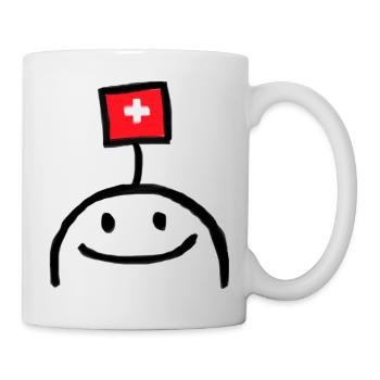 Lustiges Schweizer Geschenk - Tasse - Weiß - Rechts