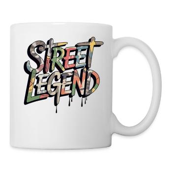 T-shirt autocollant style graffiti style Street Legend JDM - Mug blanc - blanc - Droite