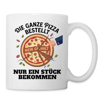 The state takes the biggest slice of pizza - Mug - white - Right