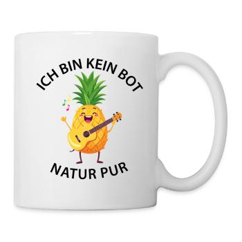 Pineapple Rocks Guitar - No Bot - Pure Nature - Mug - white - Right