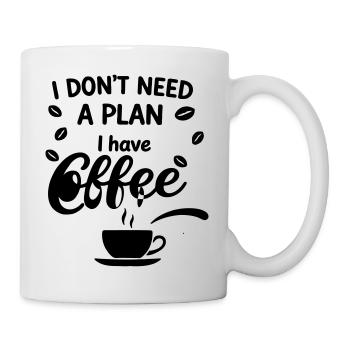 Café - Mug blanc - blanc - Droite