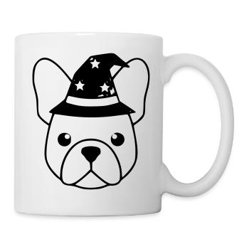 Résumé du chapeau de sorcier français - Mug blanc - blanc - Droite
