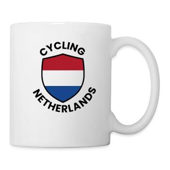 Blason du vélo néerlandais - Mug blanc - blanc - Droite