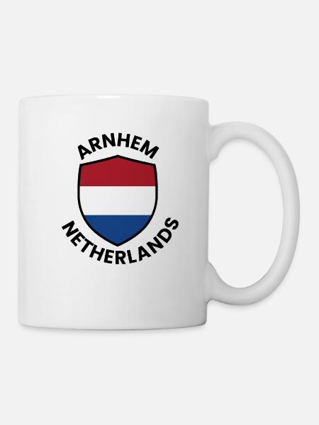 Arnheimer Schild Niederlande - Tasse - Weiß